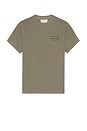 view 4 of 4 T-SHIRT in Washed Olive