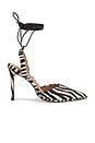 view 1 of 6 A-Line Lace Up Heel in Zebra