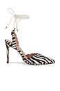 view 2 of 6 A-Line Lace Up Heel in Zebra