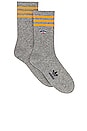 view 3 of 4 Socks in White & Grey Heather