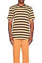 view 3 of 4 adidas Originals x Noah Tee in Golden Beige & Brown