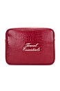 view 1 of 4 Travel Essentials Croc Pouch in Red