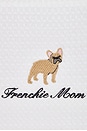 view 6 of 6 Frenchie Mom Waffle Pouch in Cloud