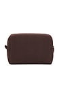 view 2 of 6 Travel Essentials Waffle Pouch in Chocolate