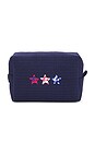 view 1 of 4 POCHETTE WAFFLE POUCH in Navy