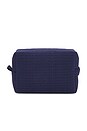 view 2 of 4 POCHETTE WAFFLE POUCH in Navy
