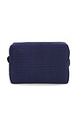 view 2 of 4 POCHETTE WAFFLE POUCH in Navy