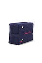 view 3 of 4 POCHETTE WAFFLE POUCH in Navy