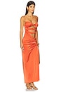 view 2 of 4 Auric Dress in Orange