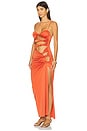 view 3 of 4 Auric Dress in Orange