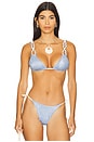 view 1 of 5 Supernova Bikini Top in Babe Blue