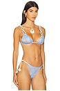 view 2 of 5 Supernova Bikini Top in Babe Blue