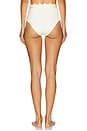 view 3 of 4 Sylva High Waisted Bikini Bottom in Ivory