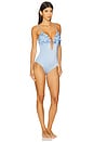view 2 of 3 Edenic One Piece Swimsuit in Blue