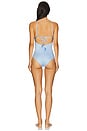 view 3 of 3 Edenic One Piece Swimsuit in Blue