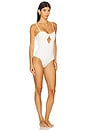 view 3 of 4 Kalon One Piece Swimsuit in Ivory