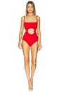 view 1 of 3 Caliza One Piece Swimsuit in Red