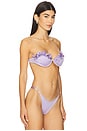 view 3 of 5 Thalamos Bikini Top in Lilac