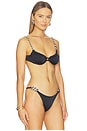 view 2 of 4 Carmin Bikini Top in Black