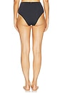 view 3 of 4 Corfu High Waisted Bikini Bottom in Black