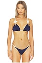 view 1 of 5 Helios Bikini Top in Navy