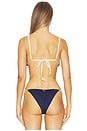 view 3 of 5 Helios Bikini Top in Navy