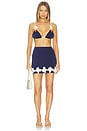 view 4 of 5 Helios Bikini Top in Navy