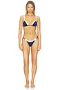 view 4 of 4 Opal Bikini Bottom in Navy
