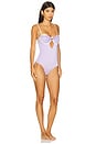 view 3 of 4 Chora One Piece Swimsuit in Lilac