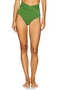 view 1 of 4 Meadow High Waisted Bikini Bottom in Green