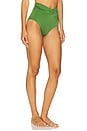view 2 of 4 Meadow High Waisted Bikini Bottom in Green