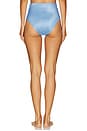 view 3 of 5 Nimbis High Waisted Bikini Bottom in Blue