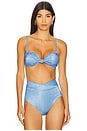 view 1 of 5 Nimbis Bikini Top in Blue