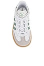 view 4 of 6 Toddler Samba OG Sneaker in White, Silver, Green, & Gum