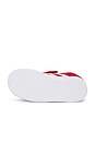 view 6 of 6 Toddler Gazelle Sneaker in Better Scarlet, White, & Gold Metallic