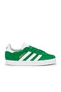 view 1 of 6 Kids Gazelle Sneaker in Green, White, & Gold Metallic