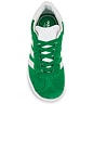 view 4 of 6 Kids Gazelle Sneaker in Green, White, & Gold Metallic