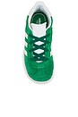 view 4 of 6 Toddler Gazelle Sneaker in Green, White, & Gold Metallic