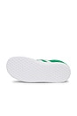 view 6 of 6 Toddler Gazelle Sneaker in Green, White, & Gold Metallic