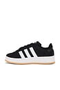 view 5 of 6 Kids Campus 00s Sneaker in Core Black, White, & Gum
