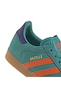 view 6 of 6 Kids Gazelle Sneaker in Pure Teal, Impact Orange & Collegiate Purple