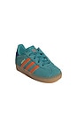 view 2 of 5 Toddler Gazelle Sneaker in Pure Teal, Impact Orange & Collegiate Purple