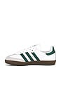 view 5 of 6 Kids Samba Og Sneaker in White, Collegiate Green & Gum