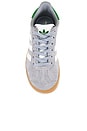 view 4 of 6 Kids Gazelle Sneaker in Halo Silver, White & Green