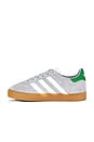 view 5 of 6 Kids Gazelle Sneaker in Halo Silver, White & Green