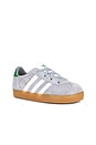 view 2 of 6 SNEAKERS GAZELLE in Halo Silver, White & Green