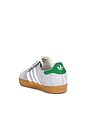 view 3 of 6 SNEAKERS GAZELLE in Halo Silver, White & Green