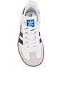 view 4 of 6 Kids Samba OG Sneaker in White, Black, & Gum