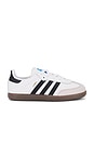 view 1 of 6 Toddler Samba OG Sneaker in White, Black, & Gum