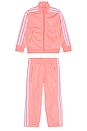 view 1 of 2 Kids Firebird Tracksuit in Semi Pink Spark